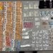 Tremendo arsenal con todo tipo de drogas para vender. Foto de Guardia Civil,