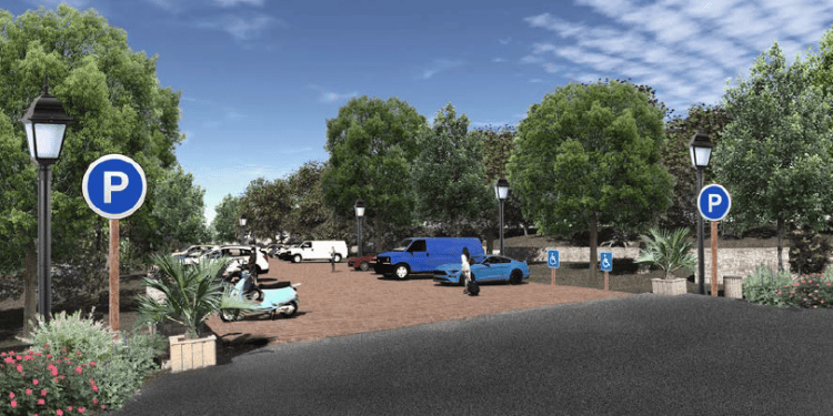 Diseño del futuro aparcamiento. Imagen: Ayto. Sant Antoni