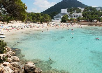 Imagen de s'Arenal Gros, en Portinatx. Foto: Ibiza5sentidos/Xescu Prats.