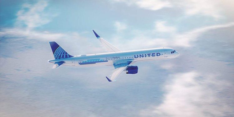 Este es el modelo de Airbus A321XLR que operará el vuelo directo entre Newark (Nueva York) e Ibiza en 2027.