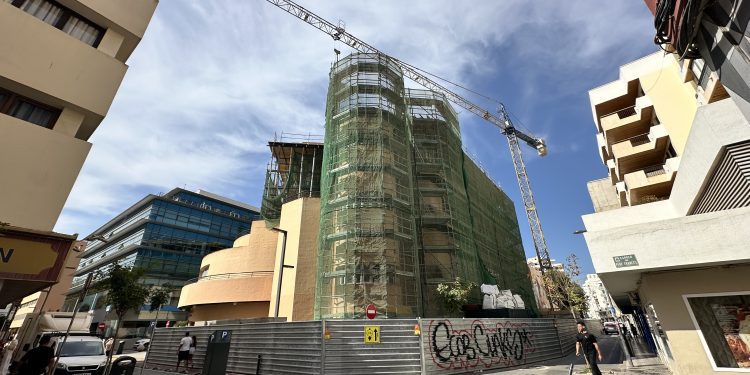 Obras de ampliación en Can Ventosa.