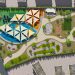 Imagen recreada de cómo será el Parc infantil ses Païsses