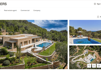 Una de las mansiones de la inmobiliaria en Ibiza. Esta se vende por 19,7 millones. Imagen de la web de Engel & Völkers.