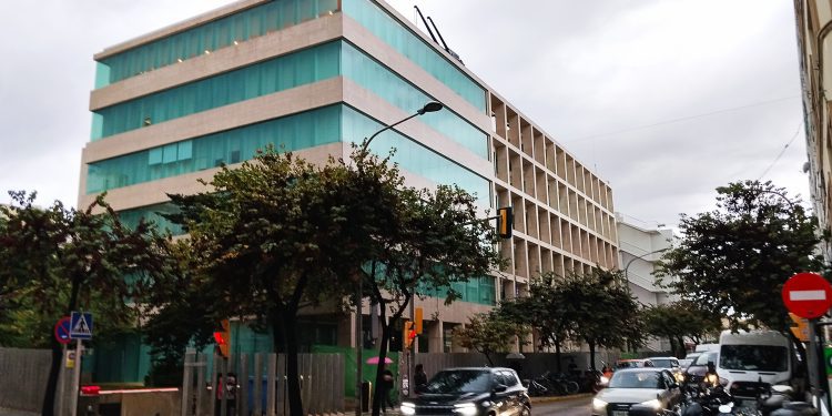 Imagen del Consell de Ibiza esta mañana