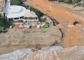 Desembocadura del torrente es Figueral en la playa con la que comparte nombre. Imagen: Santa Eulària.