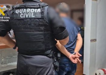 En la imagen, uno de los detenidos.