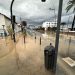 Imagen de la avenida de Santa Eulària esta mañana en Ibiza.