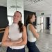Laia Gabaldón Caballo en la sala de ensayo de baile en la segunda planta del C19.