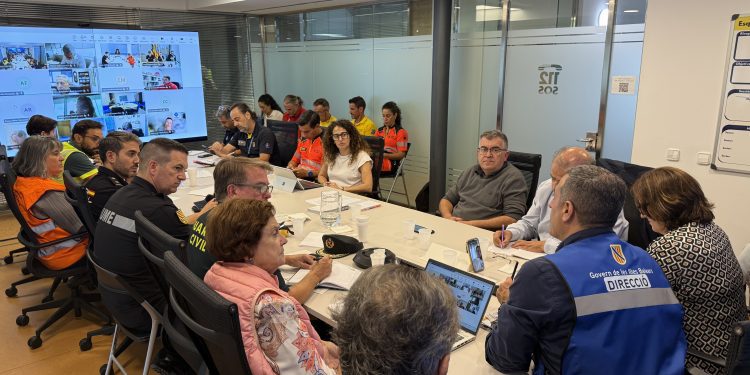 Imagen del Cecopi esta mañana. Foto: Caib