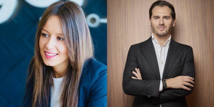 Yaiza Canosa y Albert Rivera.